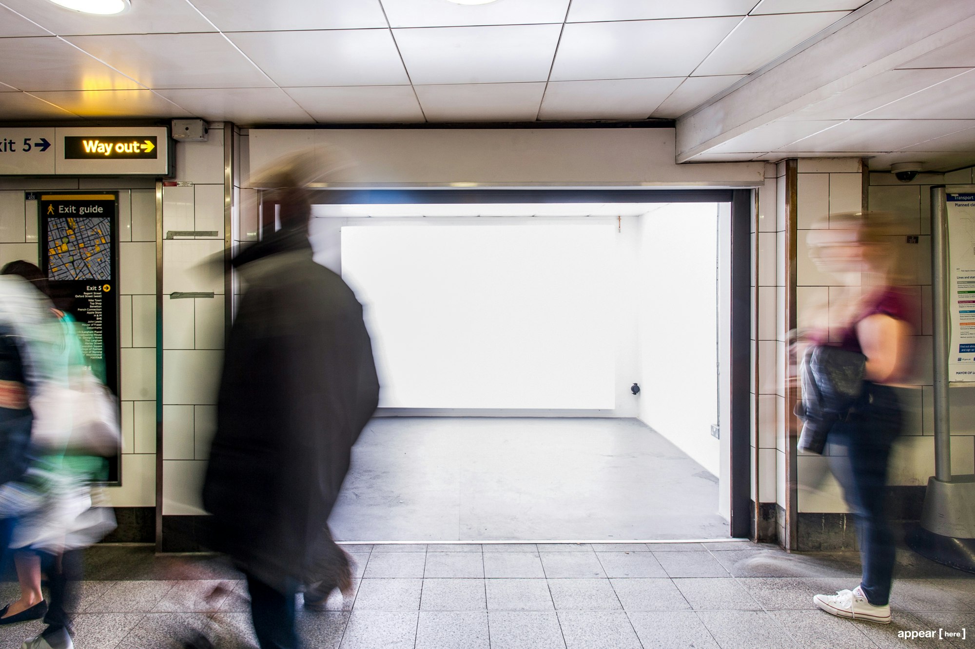Oxford Circus Underground Retail Space - exterior