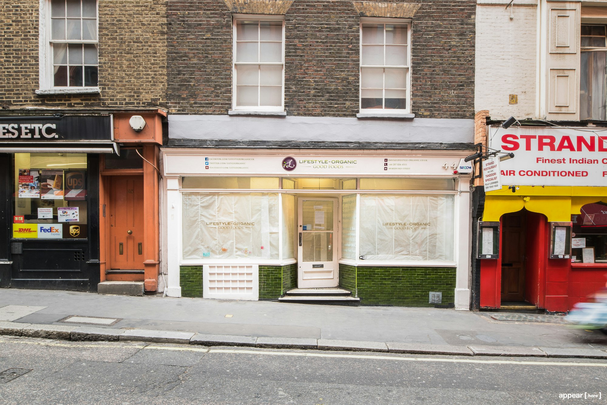 Bedford Street Retail - shopfront ext