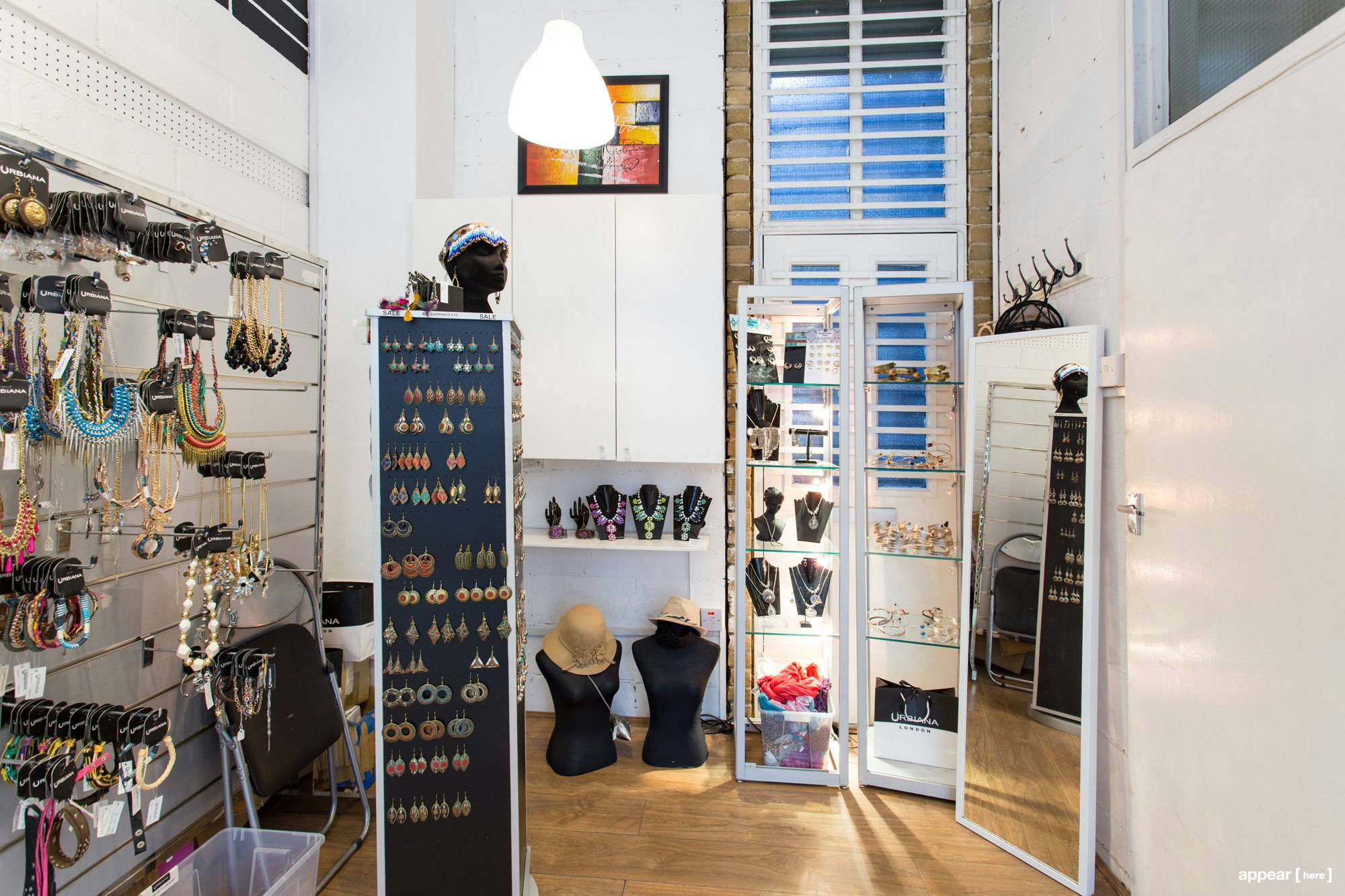 Urbiana, Brick Lane – Shelf Space, Back of Store