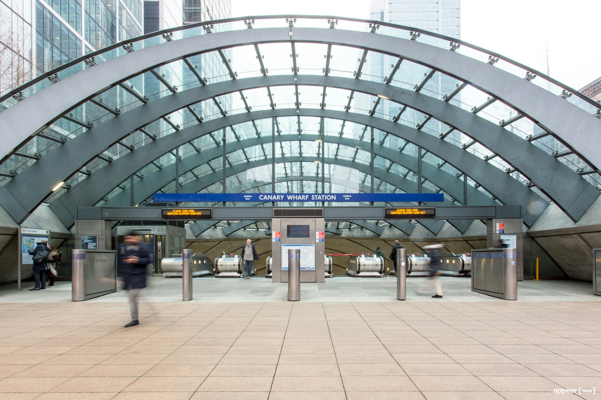 Canary Wharf Station Exterior