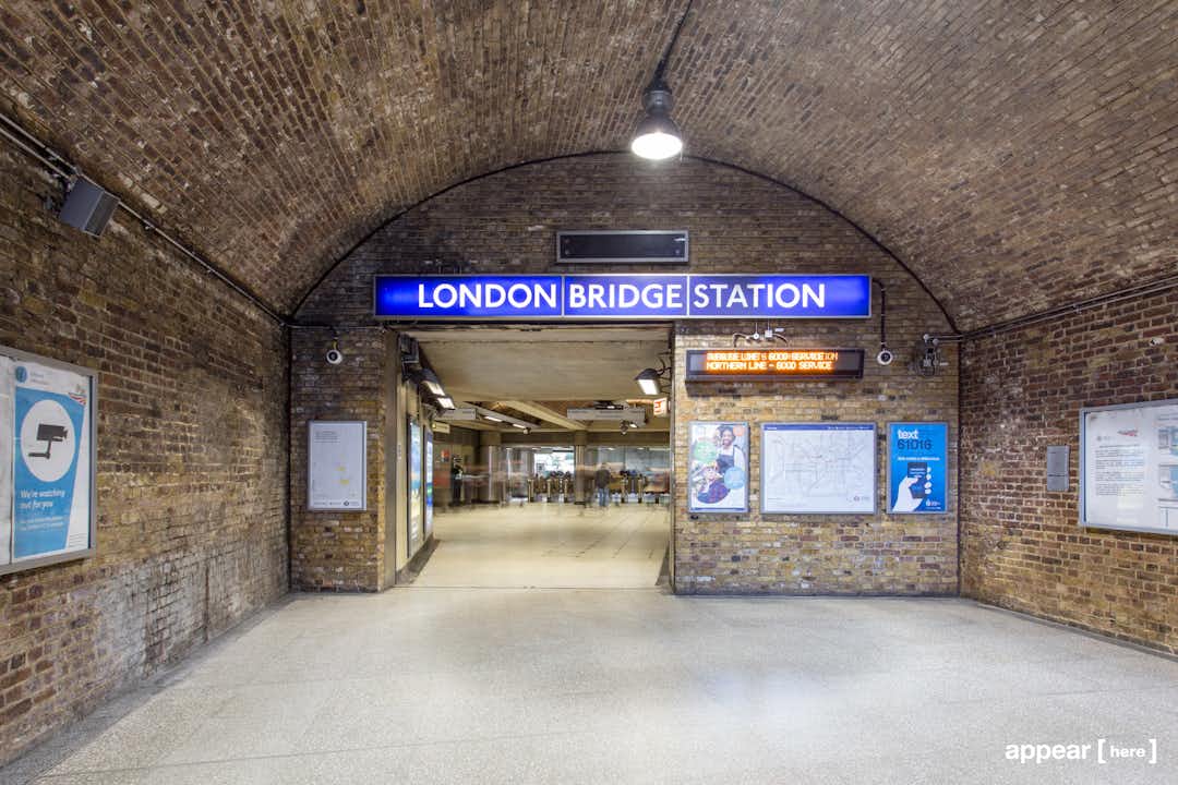 The London Bridge Underground Experiential Area