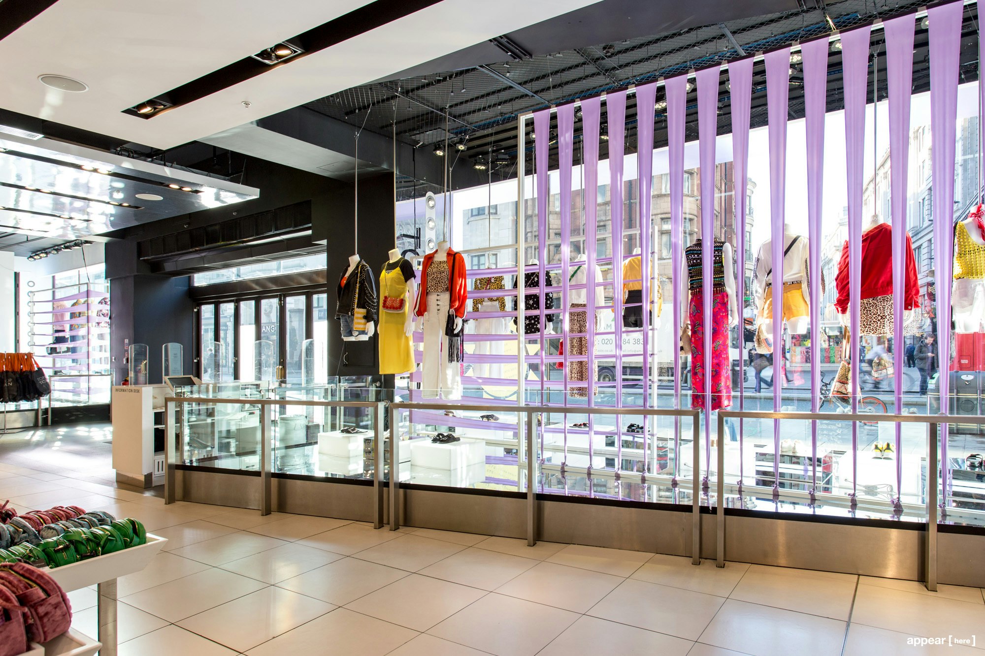 Topshop Oxford Circus Front Window Space