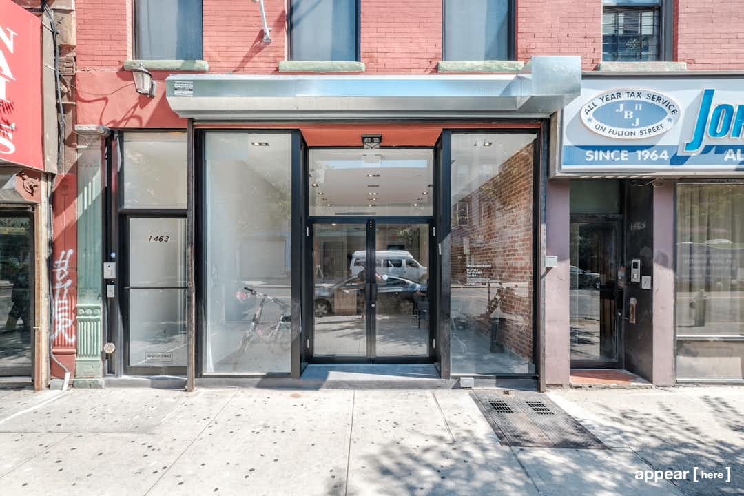Fulton Street, Bed Stuy – Brick Arch Retail Space