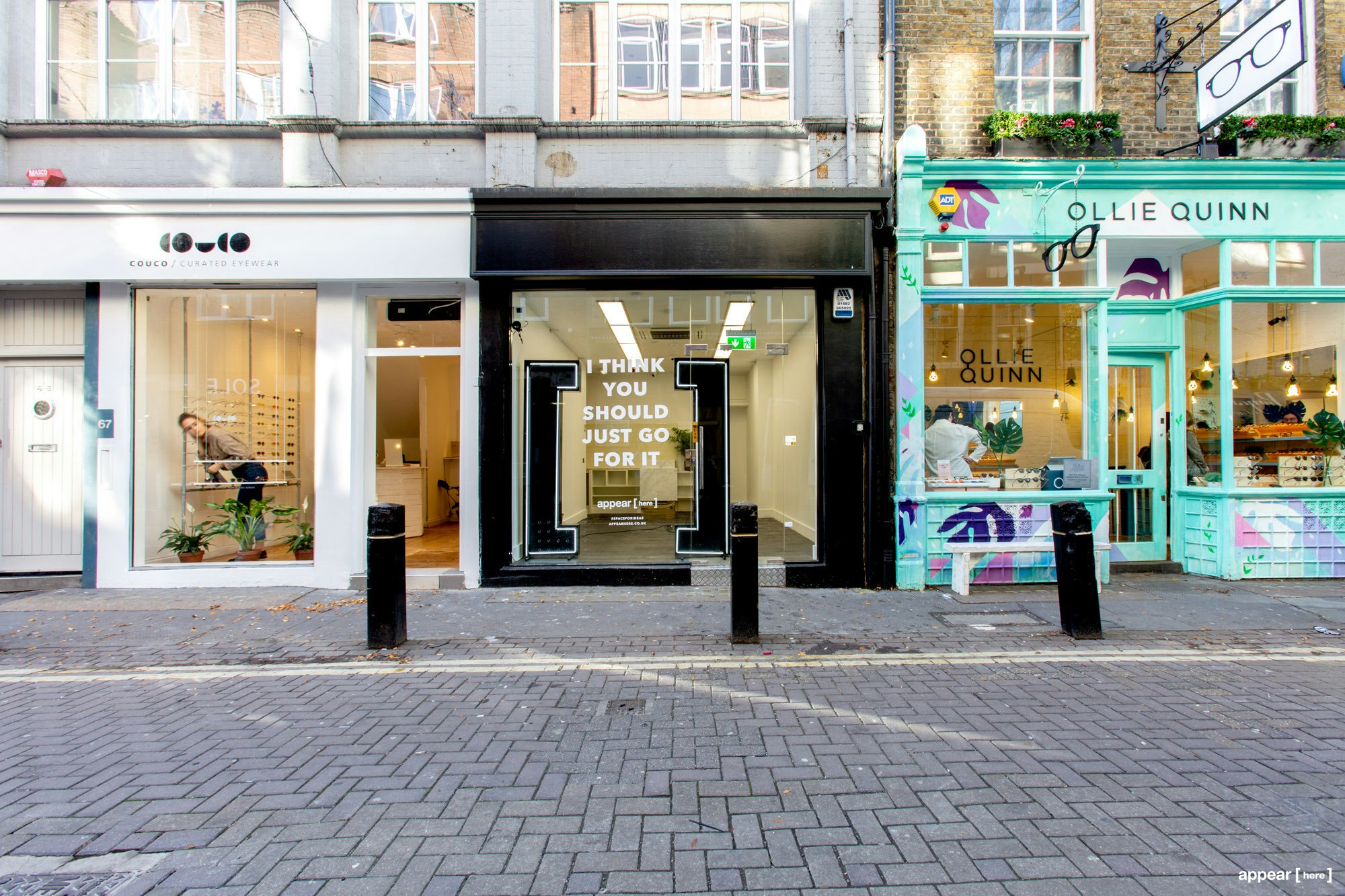 White-Boxed Covent Garden Shop, Neal Street