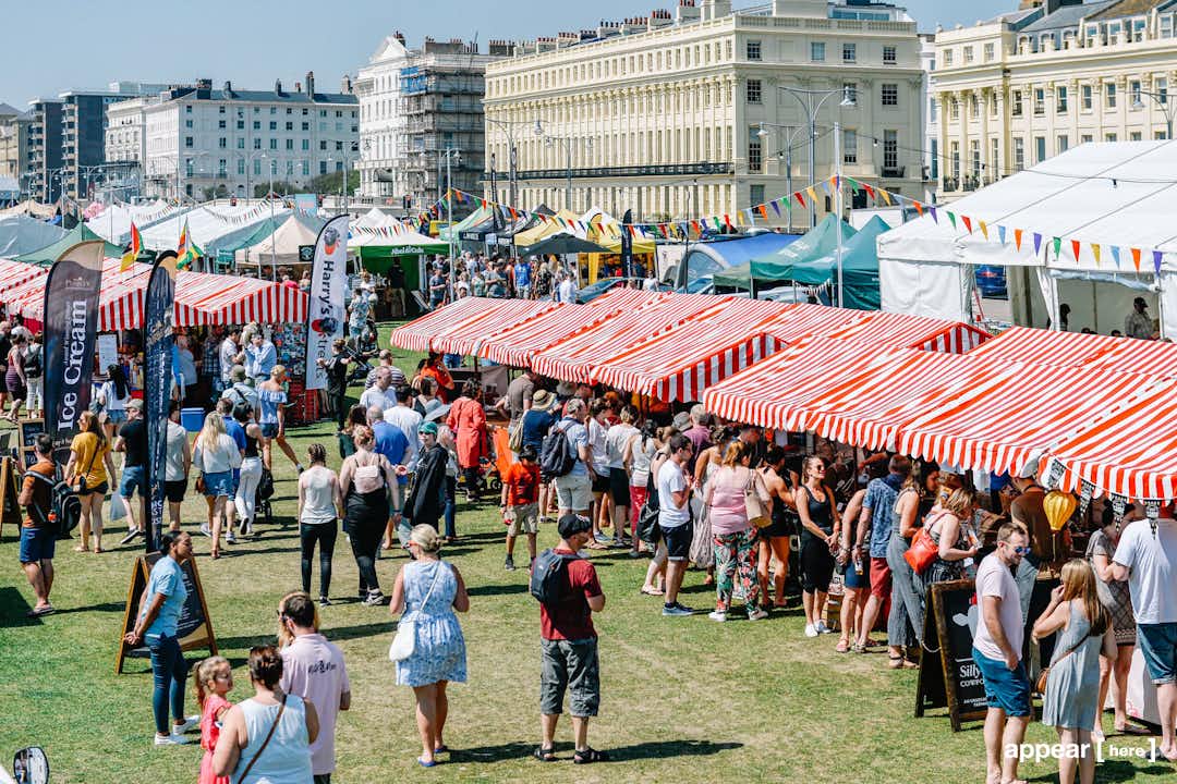 Market Stall, Summer Foodies Festival 2019, Brighton Hove Lawns , Brighton