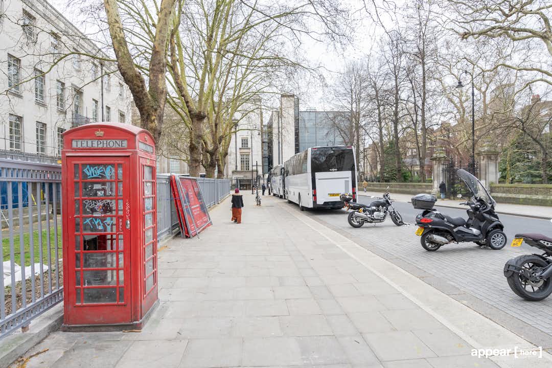 Malet Street, Bloomsbury - The Senate House Phone Box