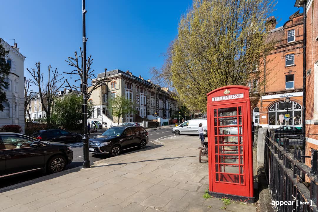 Hampstead High Street - The Police Phone Box