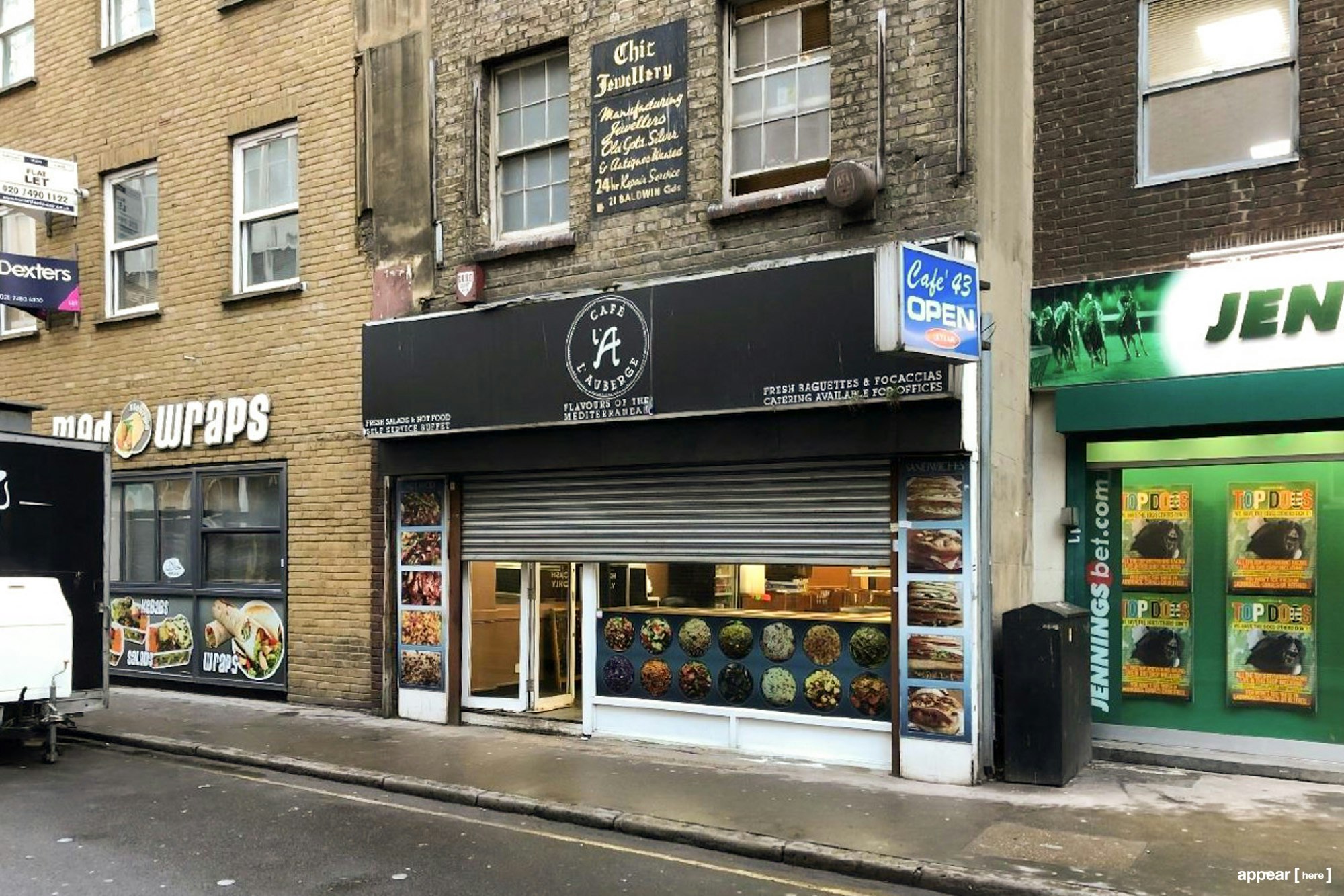 Leather Lane, Farringdon - The Black F&B Cafe