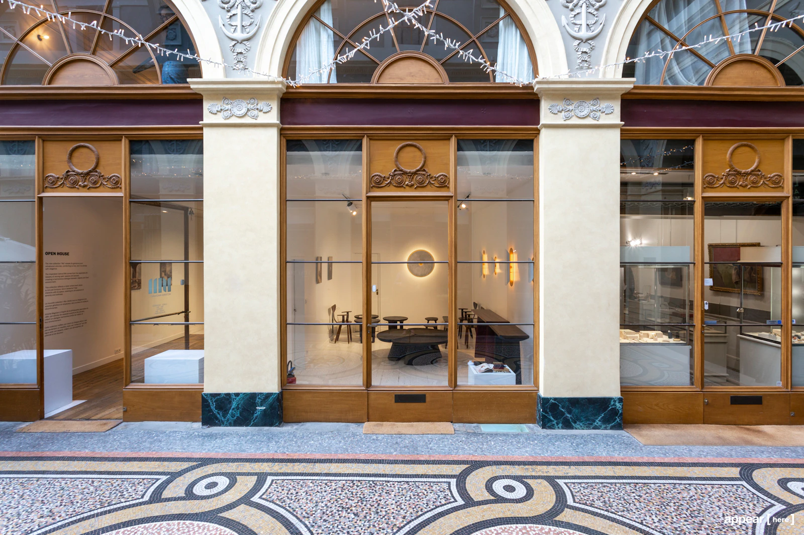 Espace au cœur de la Galerie Vivienne in Paris